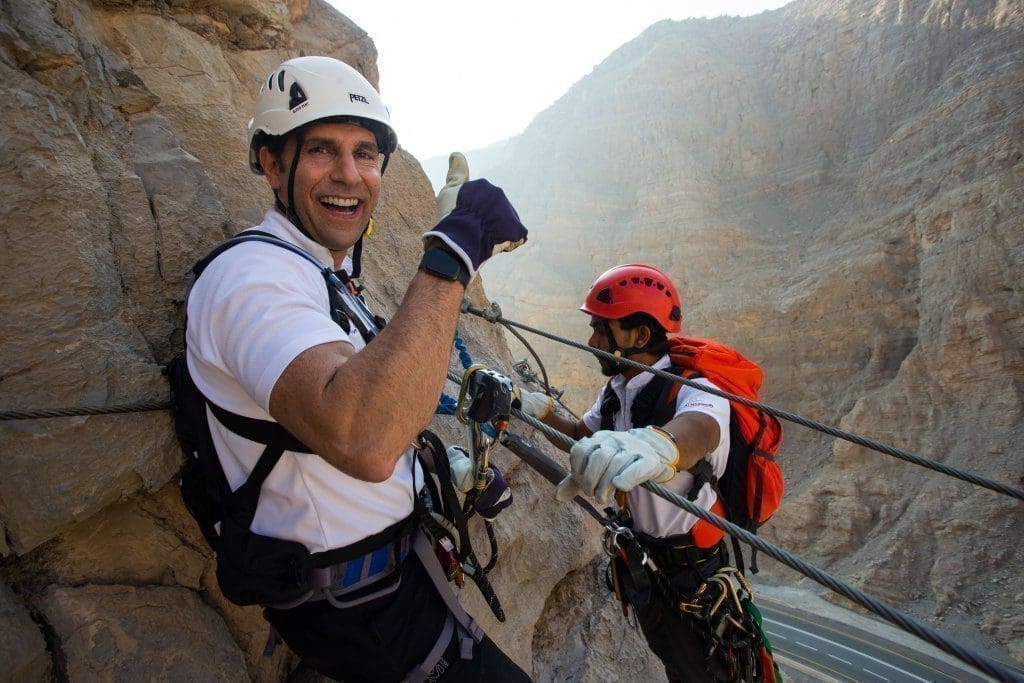 Climbing in RAK