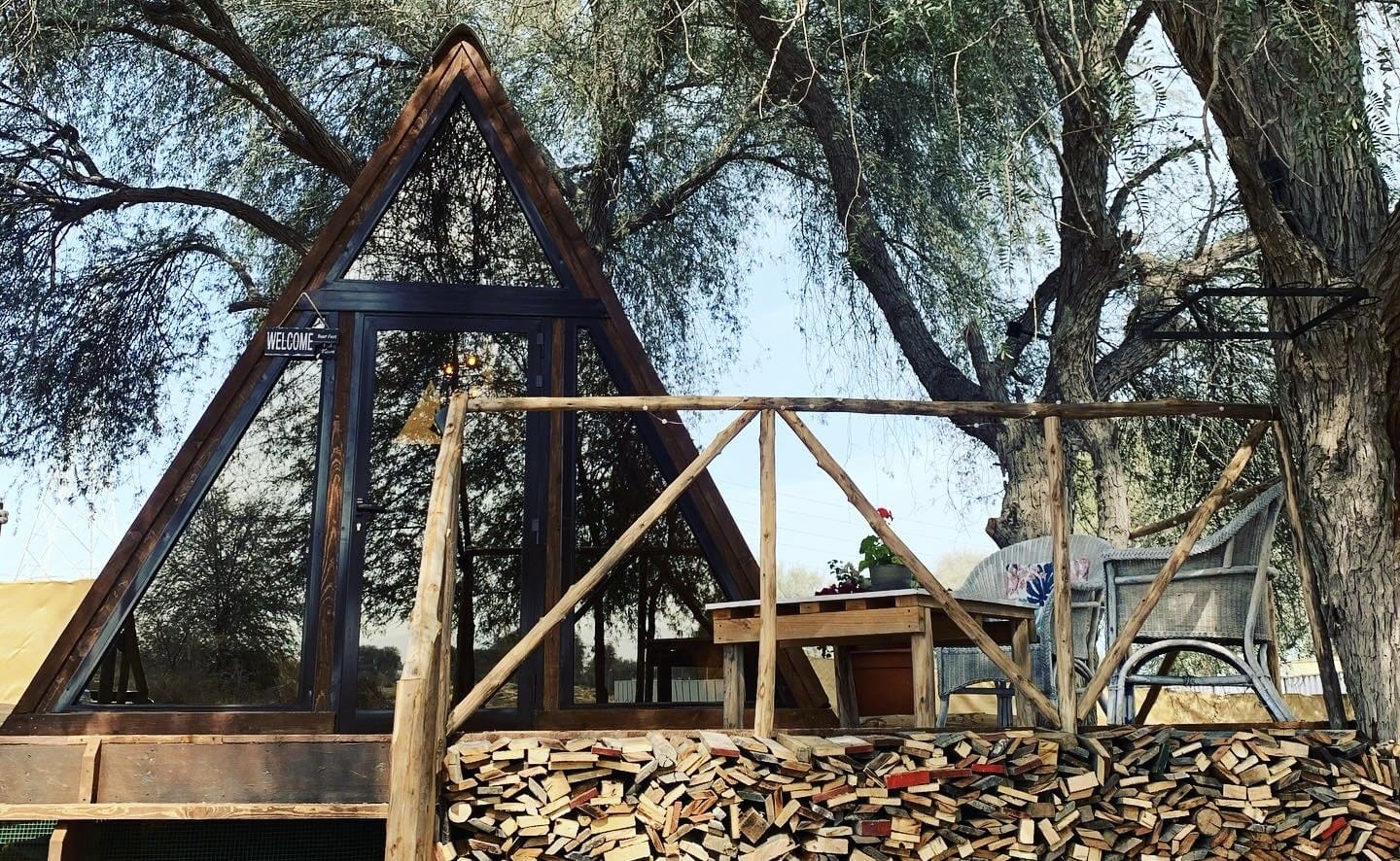 RAK Glamping_Cabin in trees
